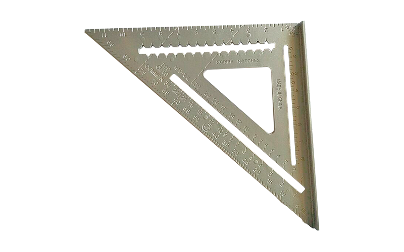 CAST ALUMINUM TRIANGLE RULER